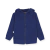 Campera micropolar azul con capucha