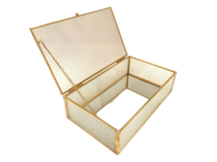 Organizador / Caja de vidrio simple large 24x14x6 cm