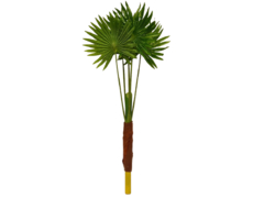 Planta artificial caribe 5 hojas raiz 85 cm