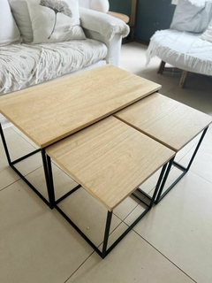 Set mesas candace natural - comprar online
