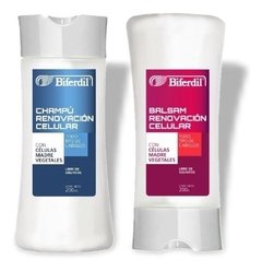 Shampoo + Balsam Biferdil Renovacion Celular Libre Sulfatos