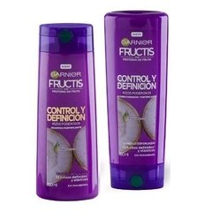 Shampoo Y Acondicionador Fructis Control Rizos Poder. X350