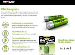 Pilas Recargables Aaa Rayovac 2 Unidades 600mah en internet