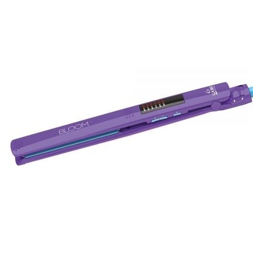 Planchita De Pelo Gama Bloom Elegance Led Digital Violeta