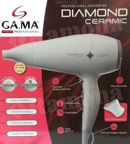 Secador De Pelo Gama Diamond Ceramic 2300w - Calor Y Frio