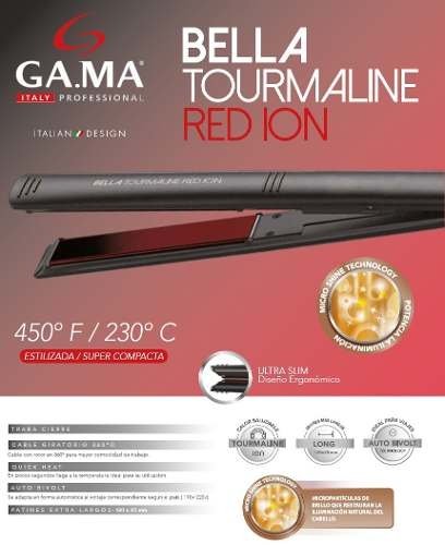 Plancha Gama Bella Tourmaline Red Ion Precio Online Sale, UP TO 59% OFF |  www.editorialelpirata.com