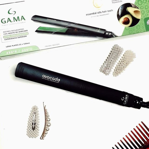 Planchita De Pelo Gama Elegance Avocado Active Essential Oil