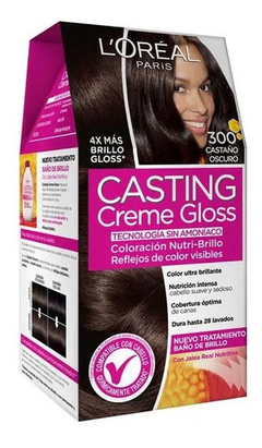 Tintura Coloración Permanente Kit Casting Creme Gloss Loreal