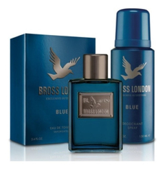 Perfume Hombre Bross London Blue Edt 100ml + Desodorante