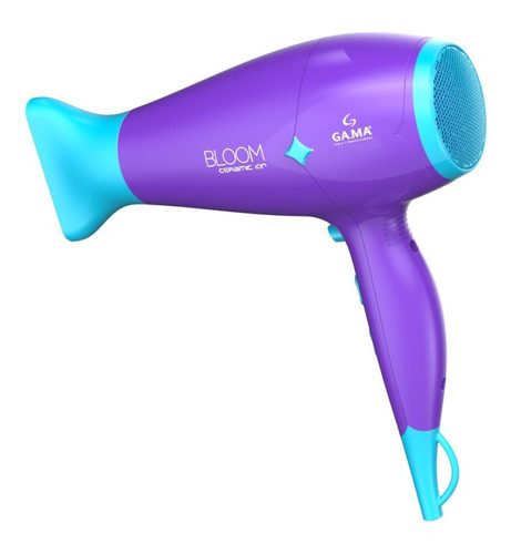 Secador De Pelo Gama Bloom Diamond Ceramic Ion Violeta