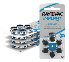 Pilas Audífono Rayovac Implant Pro Implante Coclear 30 Pilas