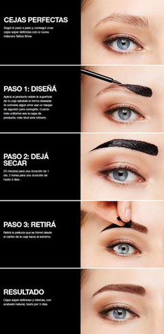 Tinta De Cejas Semi-permanente Maybelline Tattoo Brow en internet