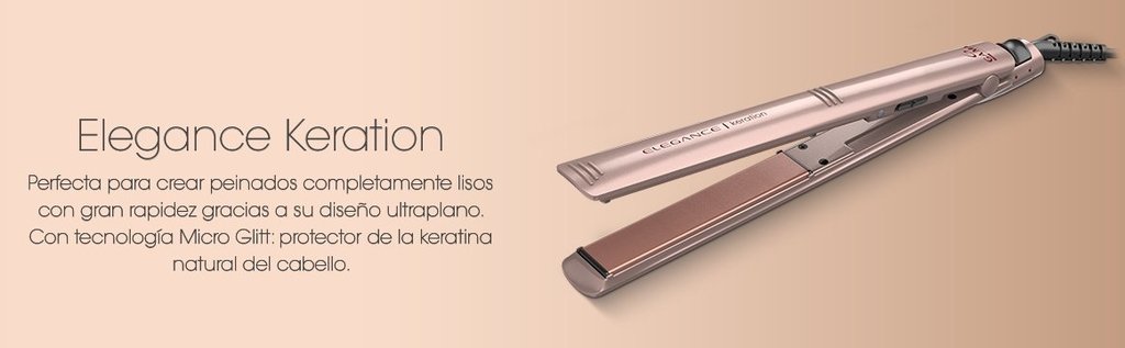 Planchita De Pelo Gama Keration Elegance Proteccion Keratina