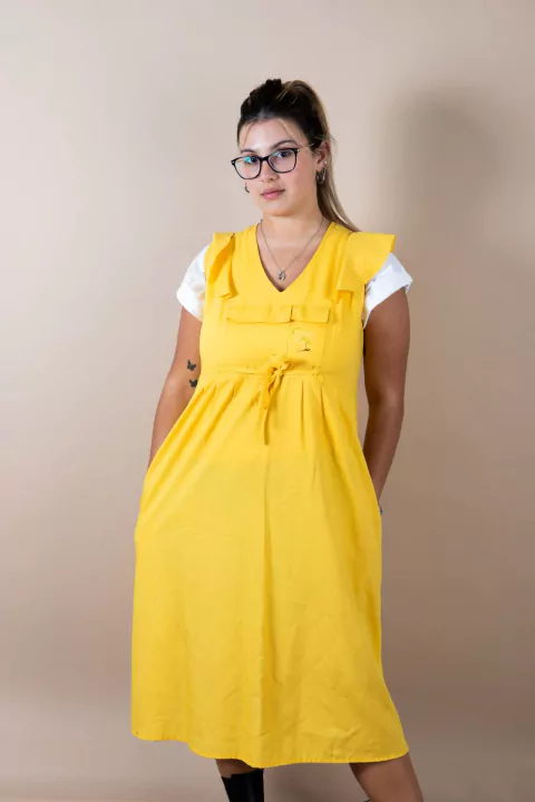 Vestido yellow Mariana Natale T.M (70818)