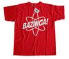 Remera The Big Bang Theory Logo Bazinga Roja