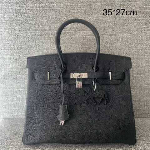 Bolsa Hermes Birkin 35 Preta Italiana