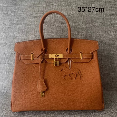 Bolsa Hermes Birkin 35 Caramelo Italiana