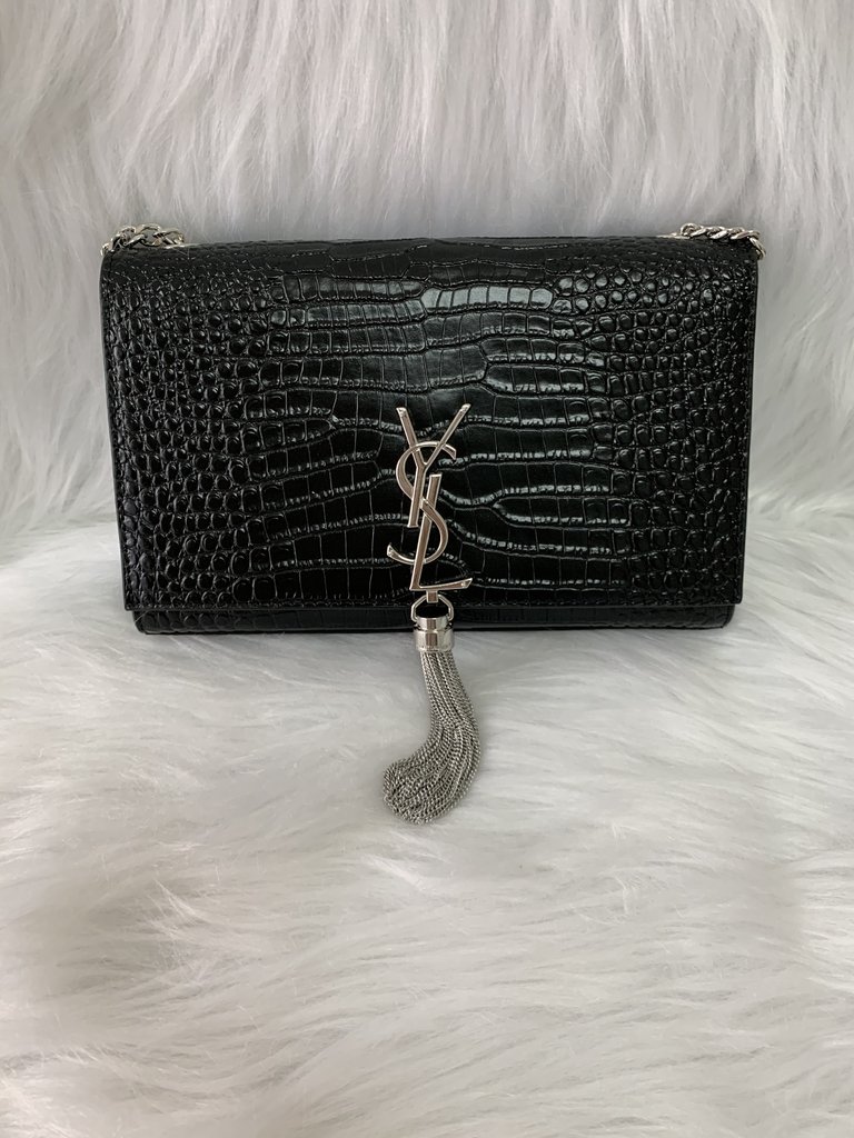 yves saint laurent crocodile bolsa