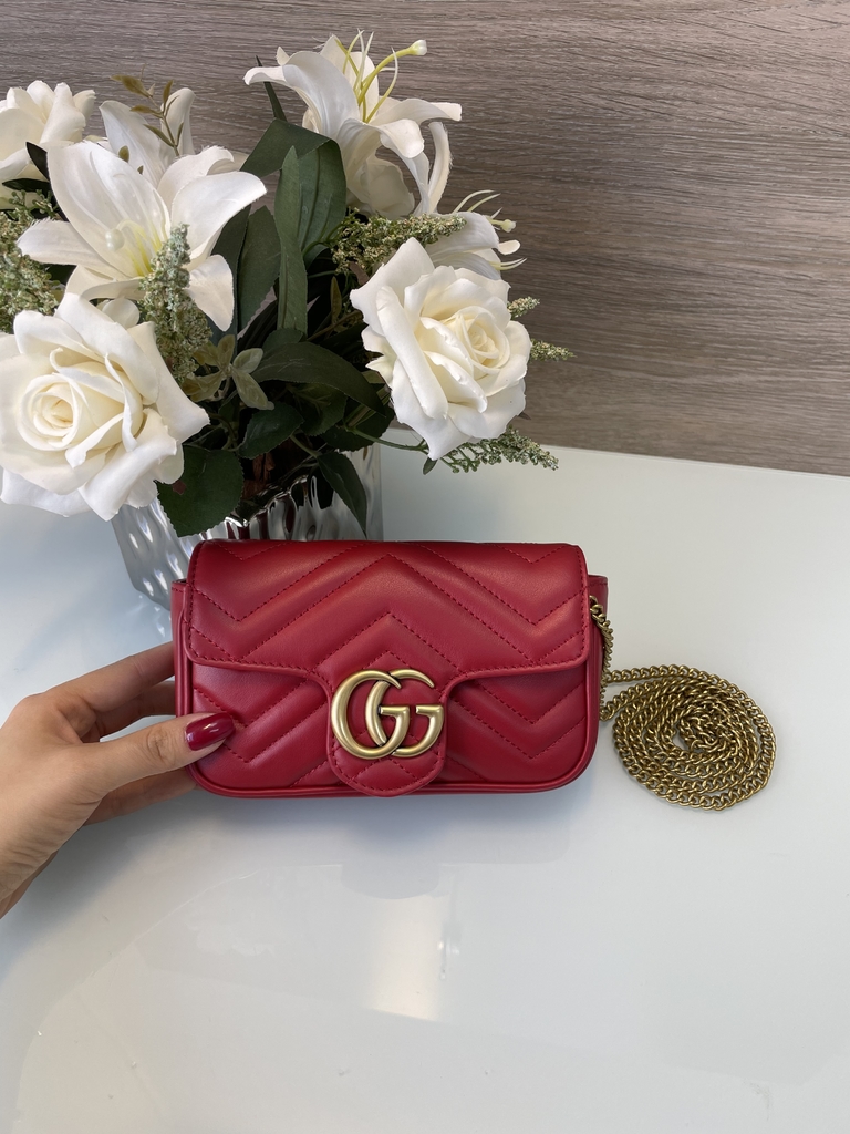 gucci mini leather shoulder bolsa