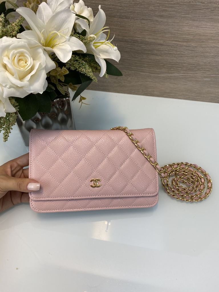 rose chanel bolsa