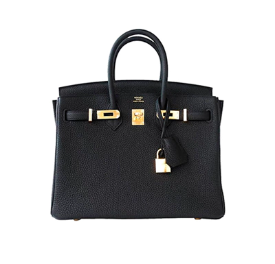 Bolsa Hermes Birkin 25 Preta Italiana