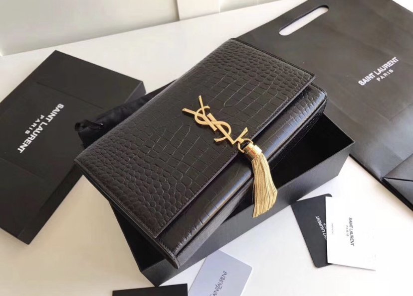 saint laurent croco bolsa
