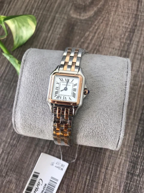 Cartier Panthère Prata e Rose Pequeno