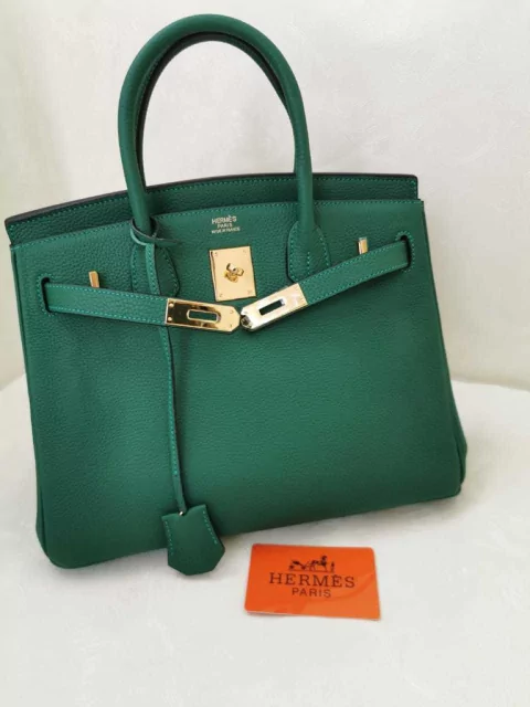 Bolsa Hermes Birkin 30 Verde Italiana