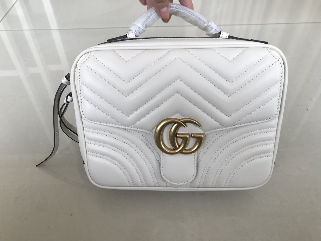gucci bolsa marmont white