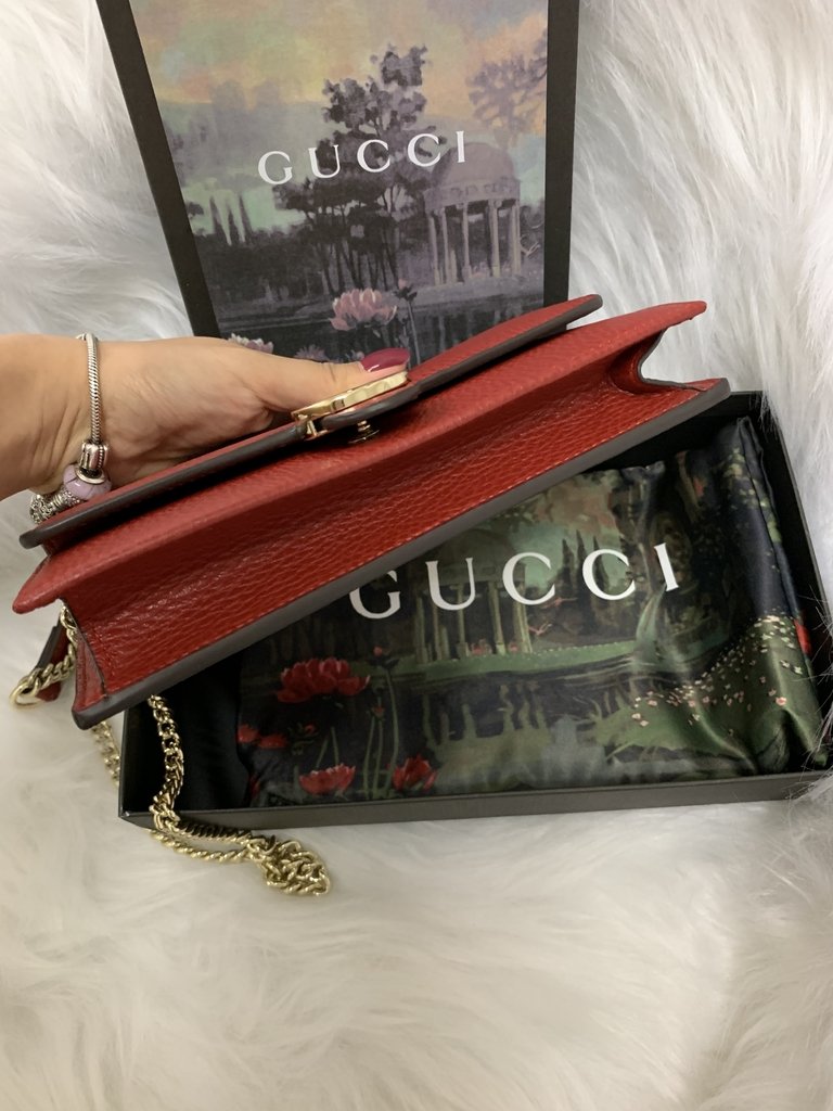 gucci red interlocking bolsa