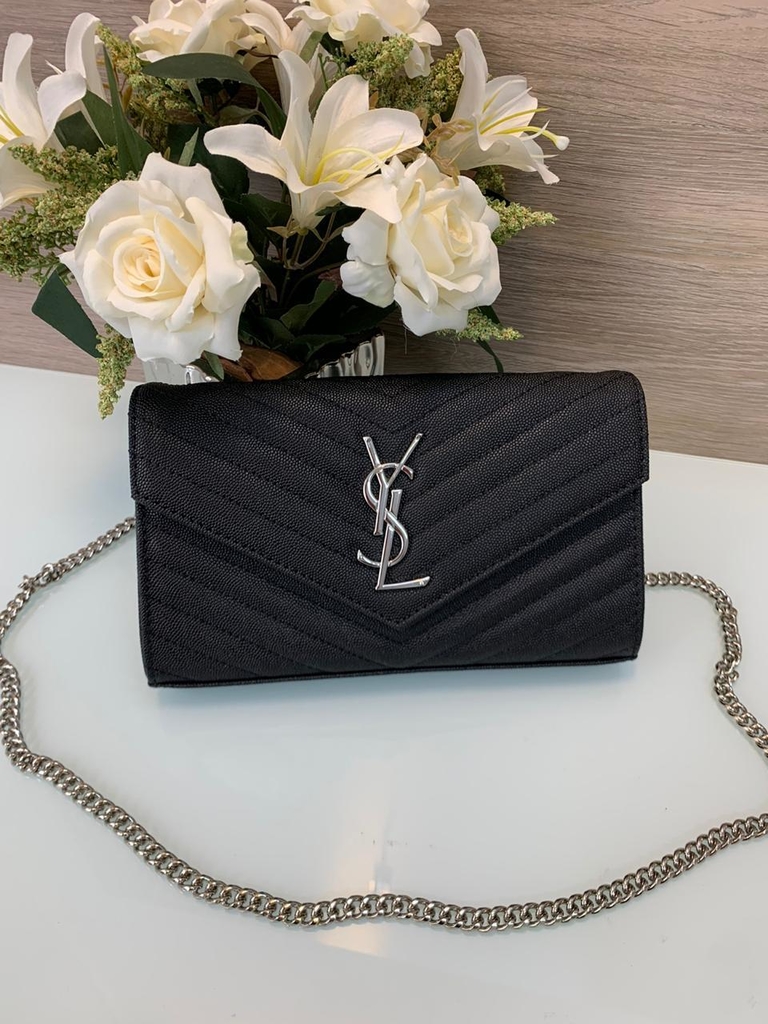 saint laurent envelope bolsa medium
