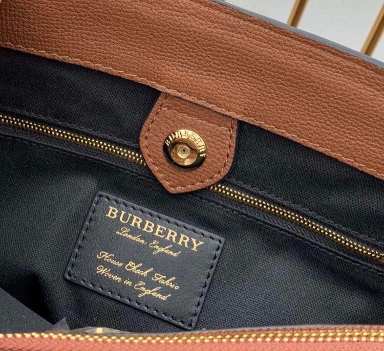 burberry blue nova check bolsa