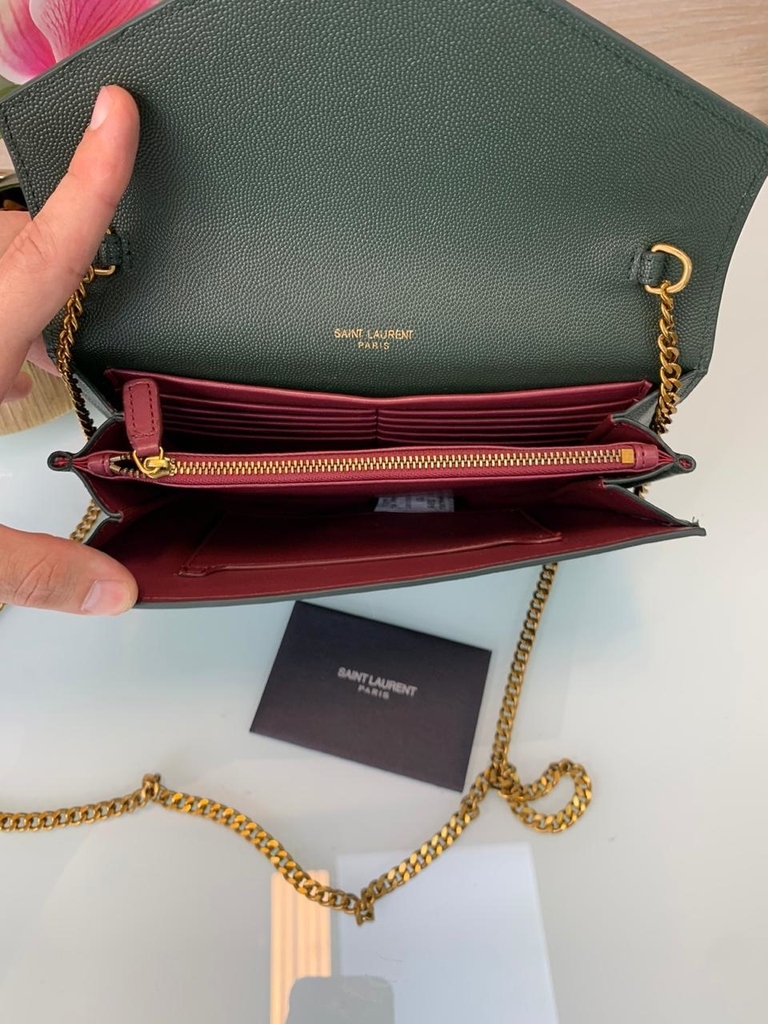 ysl cassandra bolsa croc