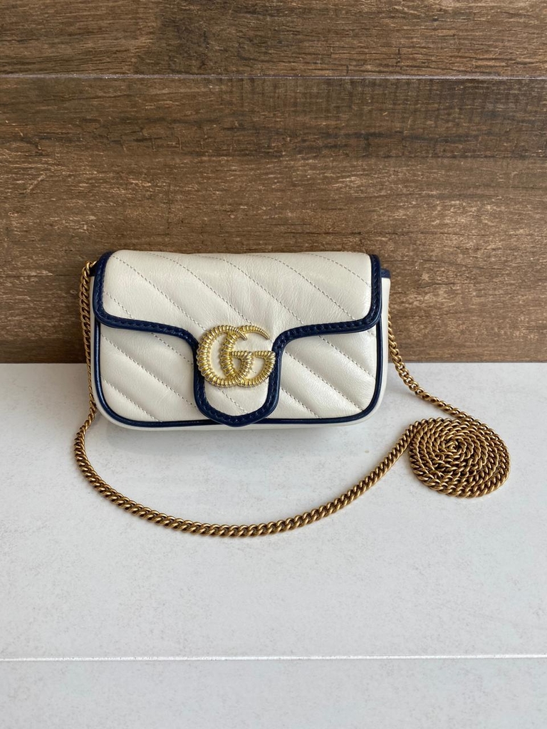 gucci white bolsas