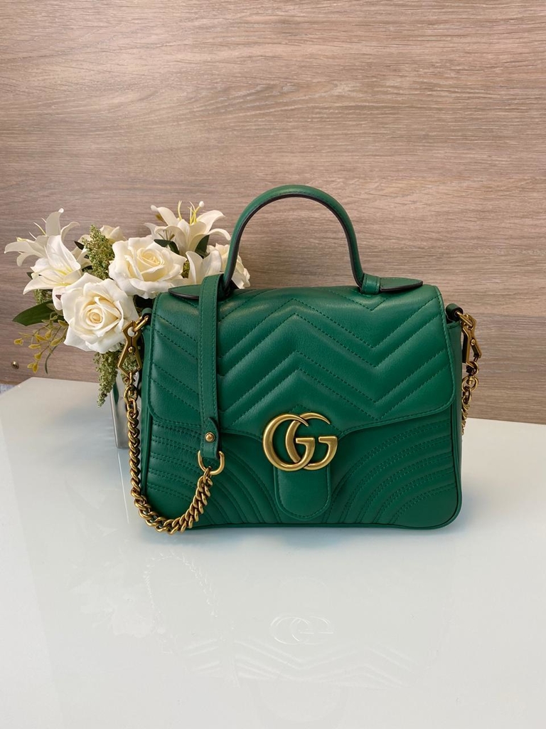 gucci marmont handle bolsa