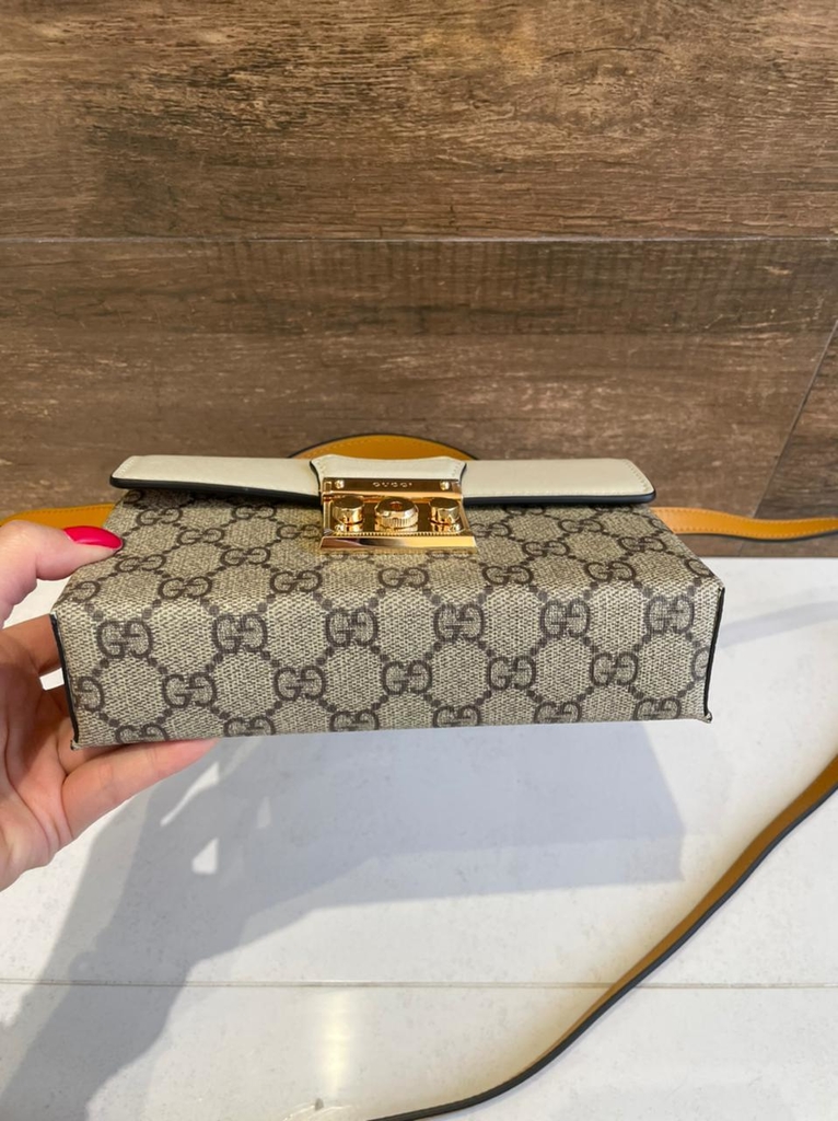 gucci bamboo padlock bolsa