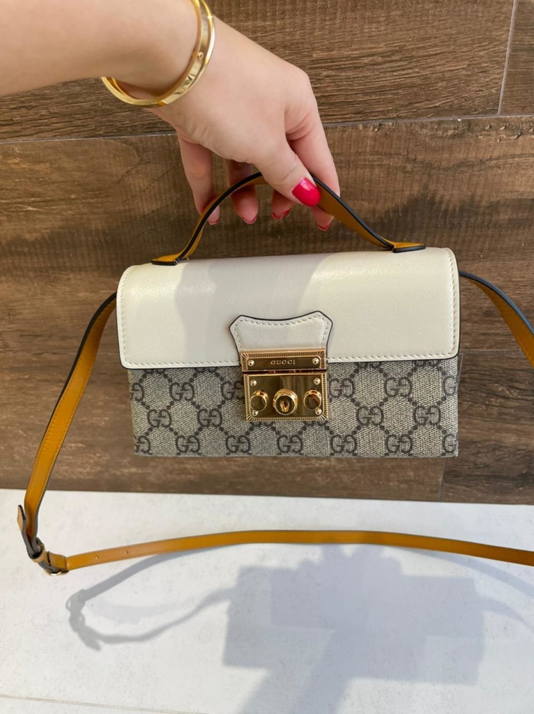 small gucci padlock bolsa