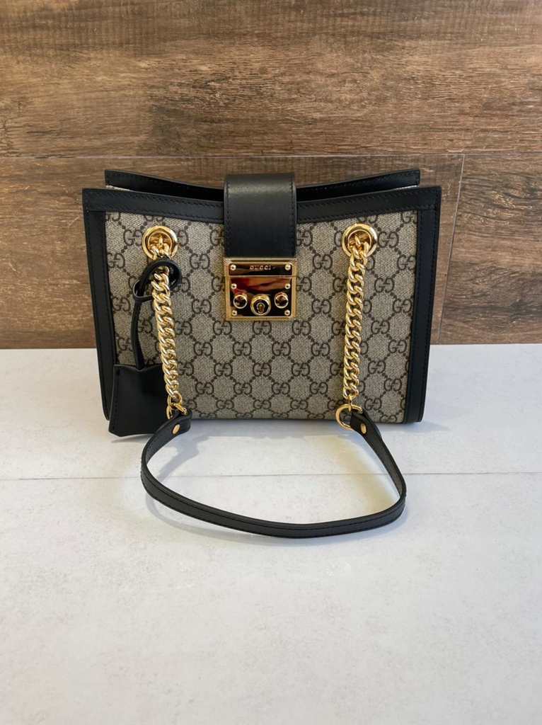 padlock shoulder bolsa