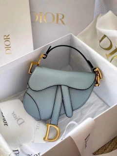 Bolsa Dior Saddle Micro Azul