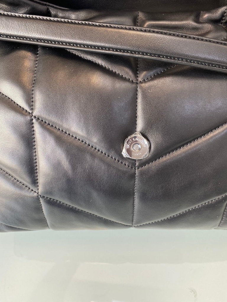 ysl black satchel bolsa