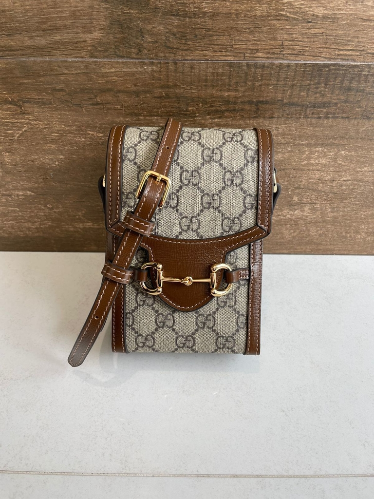 gucci mini horsebit bolsa