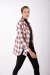 CAMISA KALMAR ESCOCES BLACK & WHITE - Ana Förster