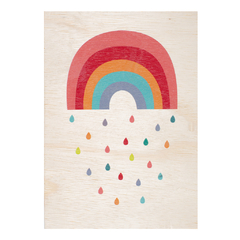 Quadro Madeira Rainbow - ESTAMPA EXCLUSIVA!
