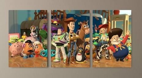 Cuadros - Tríptico Toy Story - comprar online