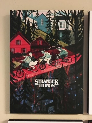 Combo 4 cuadros Stranger Things (Cada uno 20x28 cm) - Deco Delorean
