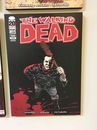 Combo 4 cuadros The Walking Dead Comic - Deco Delorean