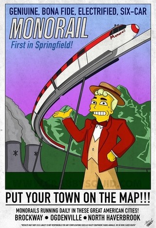 Combo 4 cuadros Los Simpsons a elección - Deco Delorean