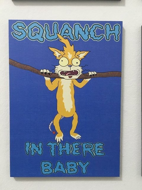 Cuadro Rick y Morty Squanch in There Baby - comprar online