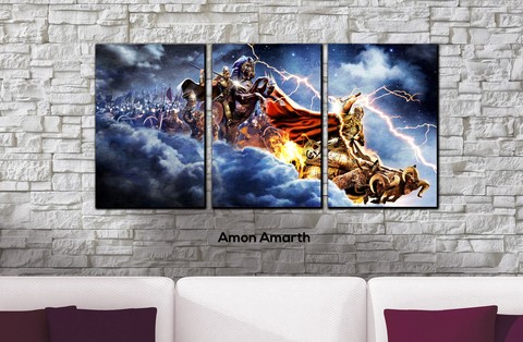 Cuadros - Tríptico Amon Amarth - comprar online