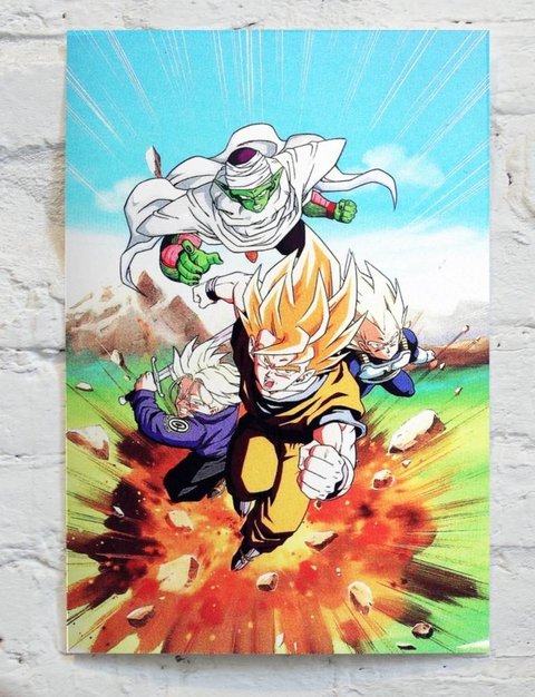 Cuadro Dragon Ball - Goku Teletransportación
